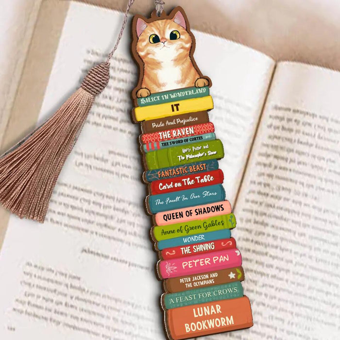 Custom Personalized Cat Bookmark - Gift Idea For Book/ Cat Lovers