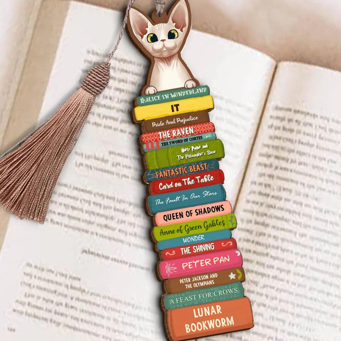 Custom Personalized Cat Bookmark - Gift Idea For Book/ Cat Lovers